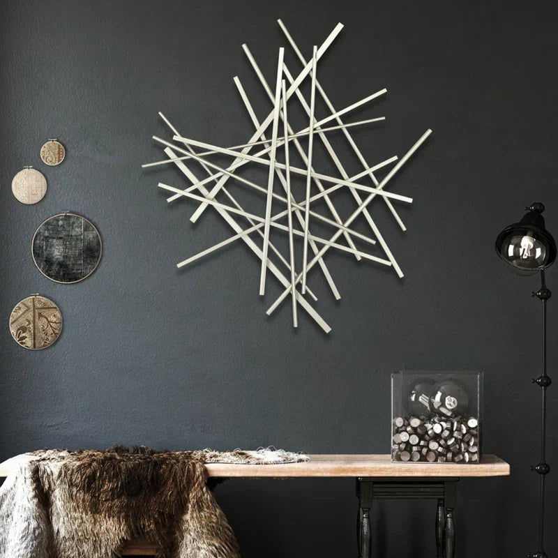 Abstract Bar and Panel Wall Décor
